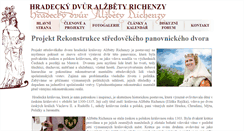 Desktop Screenshot of hradeckydvur.net